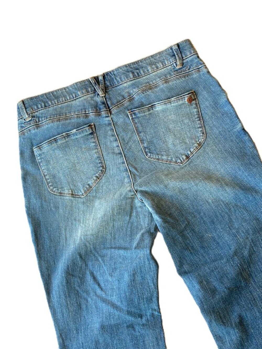 Democracy Ab Solution High Rise Out There Flare Jeans 16W Mid Blue Artisanal NWT - Picture 9 of 9